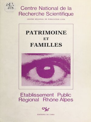 cover image of Patrimoine et familles